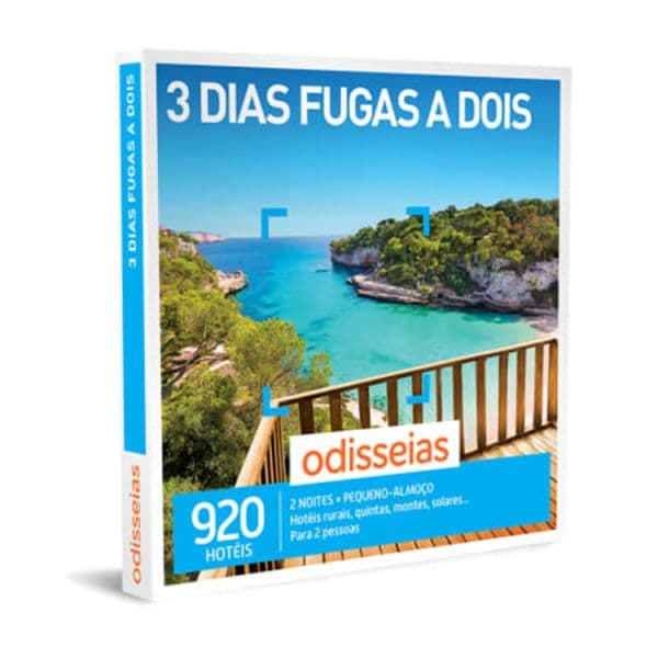 Odisseias 3 Dias Fugas a Dois | 920 Hotéis