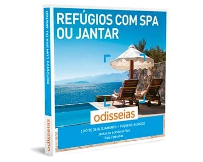 Pack Presente Odisseias - Refúgios com Spa ou Jantar | Experiência de Alojamento para 2 Pessoas