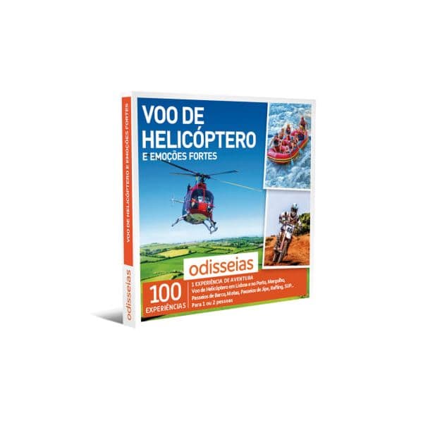 Odisseias Voo de Helicóptero e Emoções Fortes | 100 Experiências