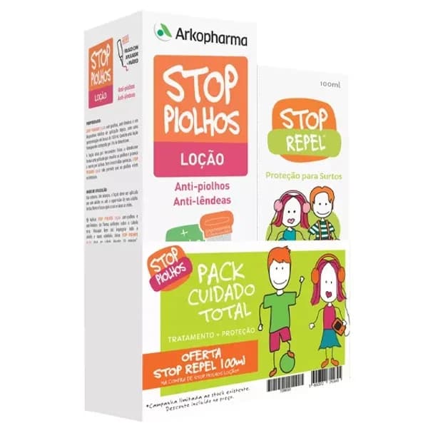 Stop Piolhos Loção 100ml + Spray Repelente 100ml