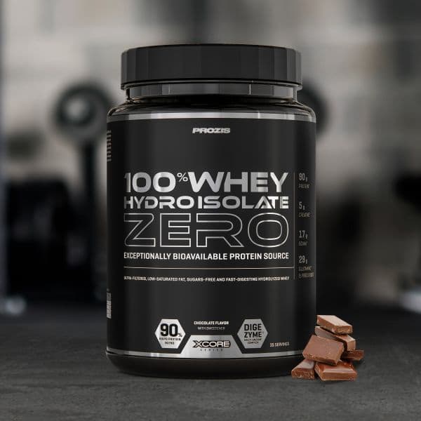 Prozis 100% Whey Hydro Isolate Zero 750 g Chocolate