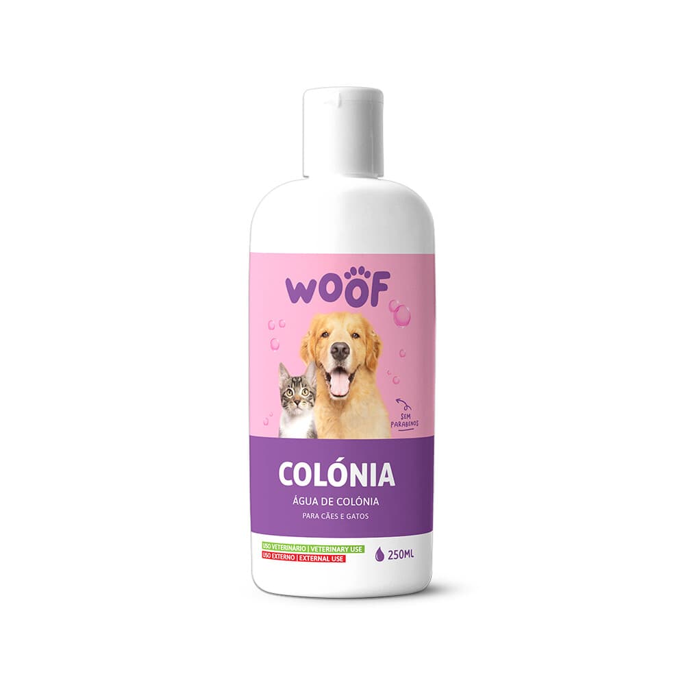 Agua Col nia Para C es e Gatos Woof 250ml