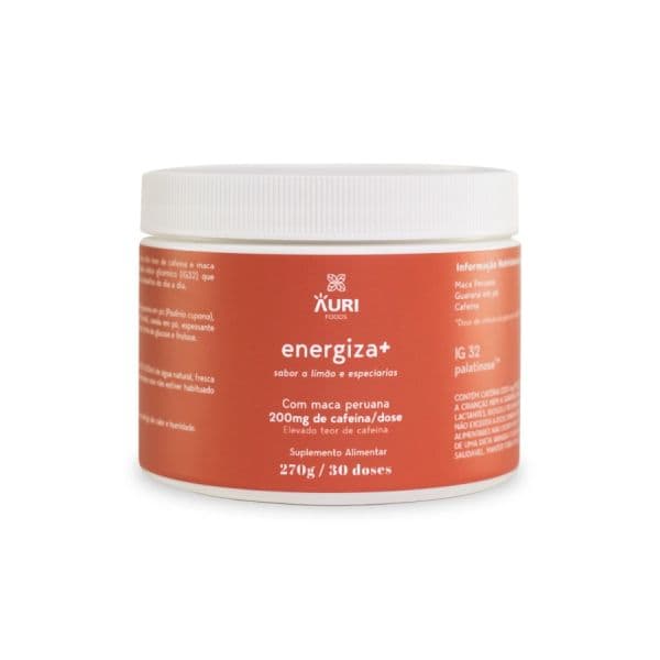 Auri Foods Energiza+ Suplemento Alimentar 270g Limão e Especiarias