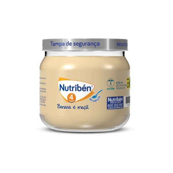 Nutribén Boião 4 Banana e Maçã 120g