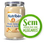Nutribén Boião 4 Maçã Laranja Banana Bolacha 235g