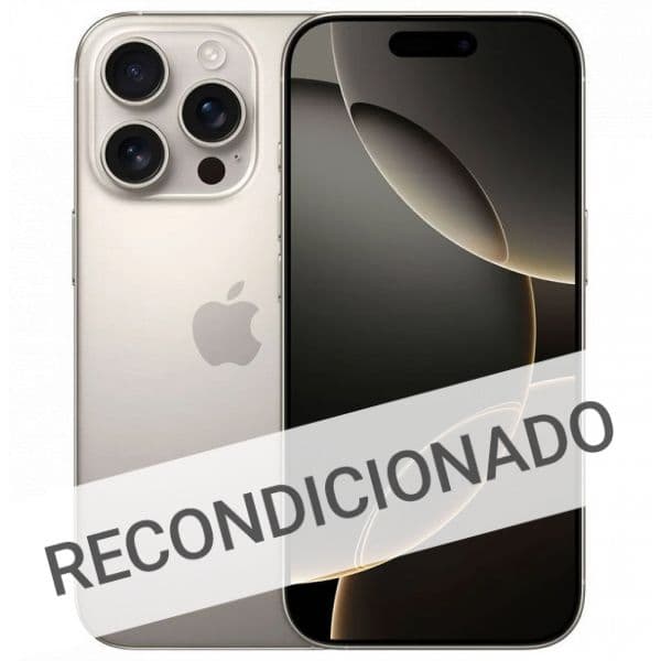 Apple iPhone 16 Pro Max Recondicionado (Grade A) 6.7" 256GB Natural Titanium