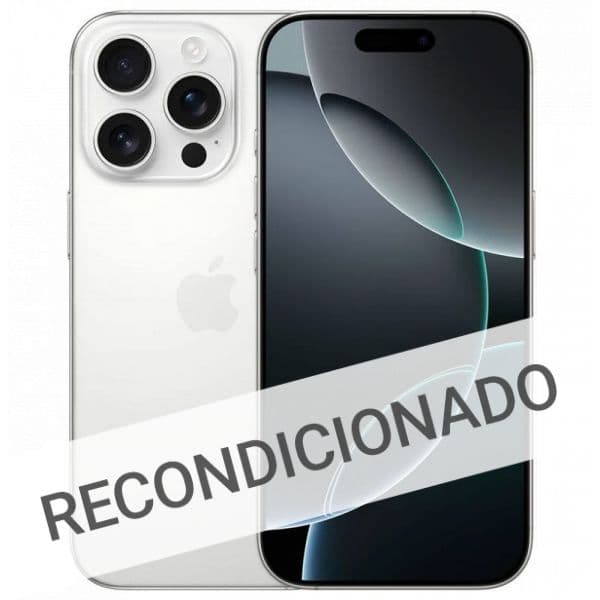 Apple iPhone 16 Pro Max Recondicionado (Grade A) 6.7" 256GB White Titanium