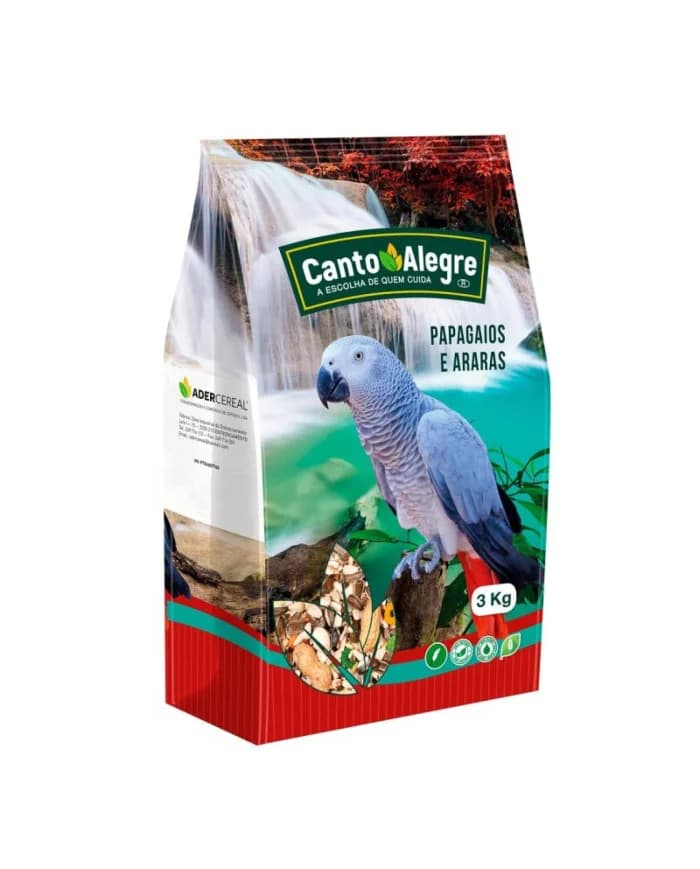 Canto Alegre Mistura para Papagaios Classic 3 kg