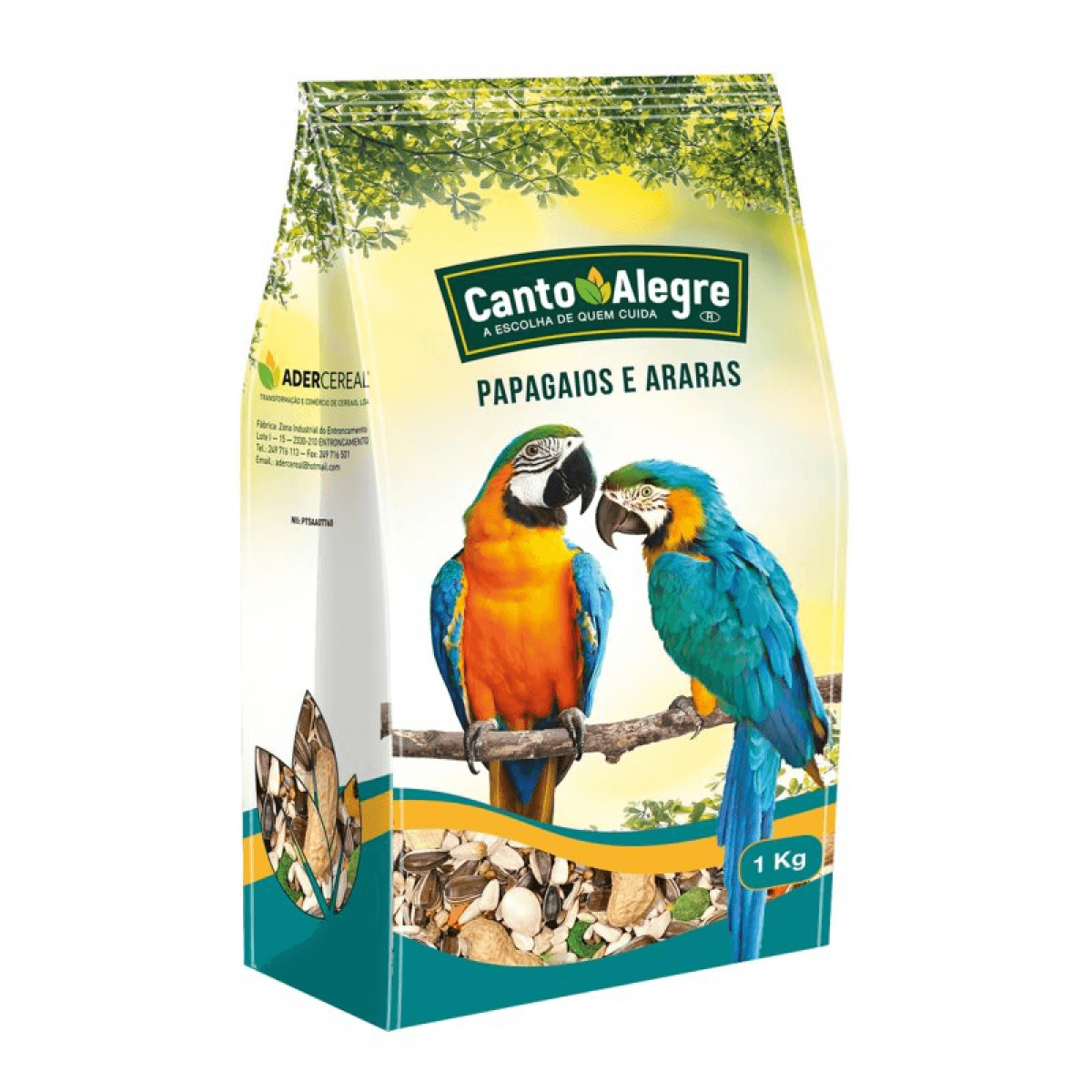 Canto Alegre Mistura para Papagaios Classic 1Kg