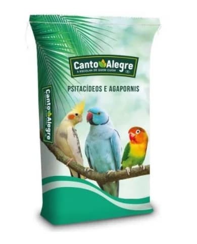 Canto Alegre Mistura para Agapornis Profissional 20Kg