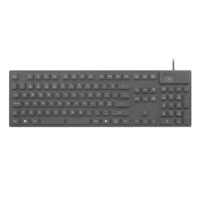 Teclado 1Life Keyboard Silicone Cleanboard PT Black