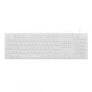 Teclado 1Life Keyboard Silicone Cleanboard PT White