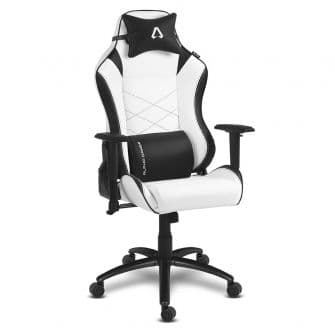 Cadeira Gaming Alpha Gamer Atena White / Black - AGATENA-WHT-BK