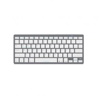 Teclado 1Life Keyboard Ultrafino Bluetooth PT White