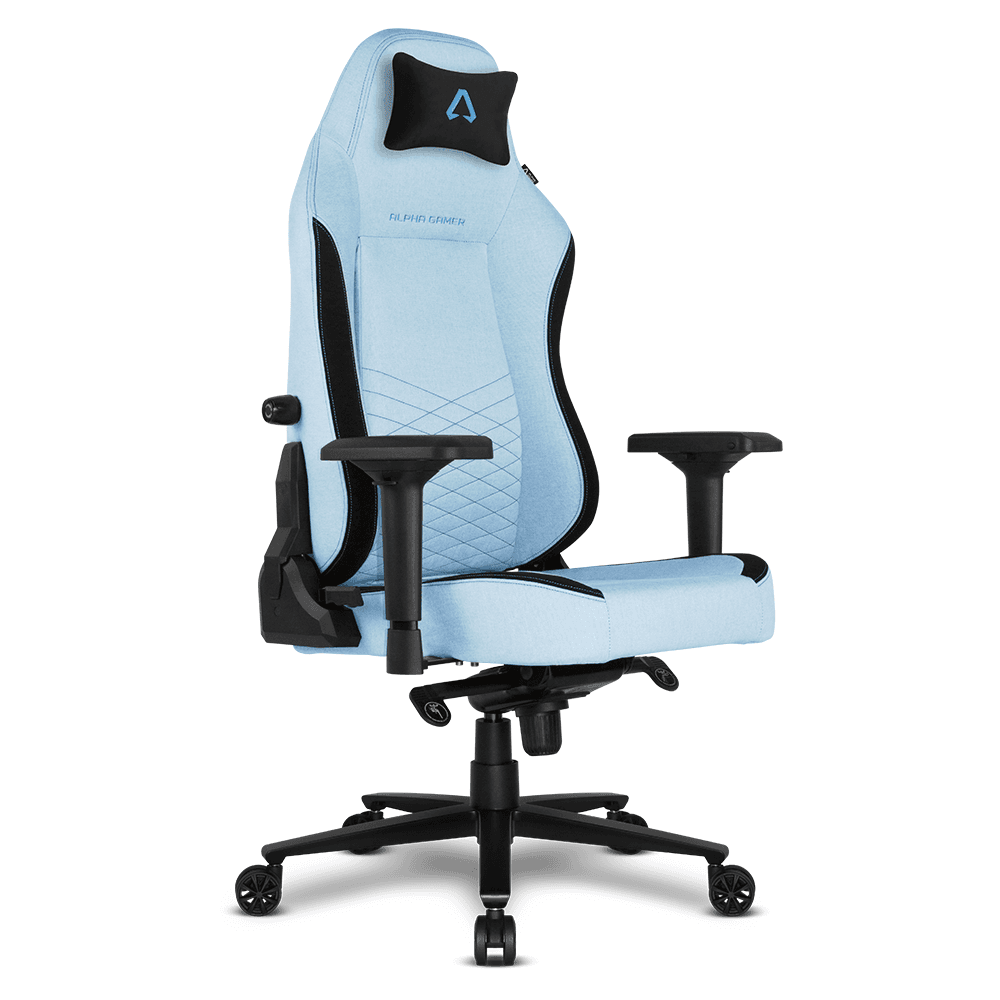 Cadeira Gaming Alpha Gamer Alegra Fabric Blue / Black V2