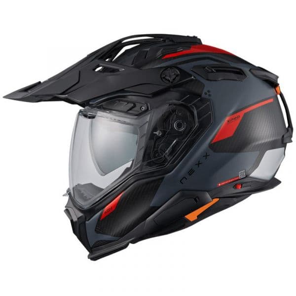 Nexx Capacete X.wed 3 Carbon Keyo Grey / Red Matt XL