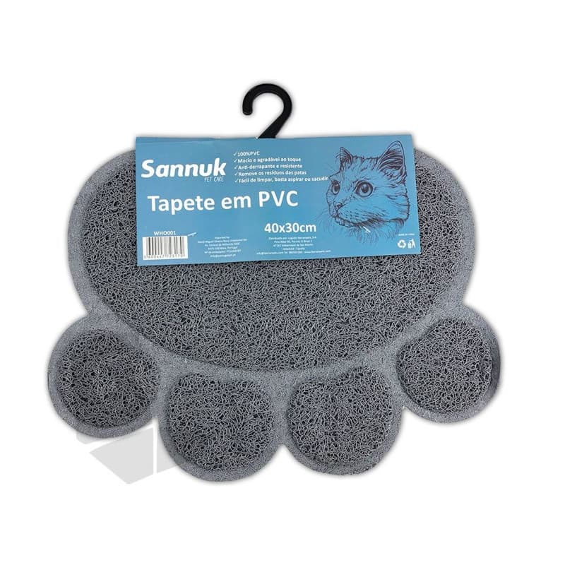 Alfombrilla anti-deslizante PVC Gris