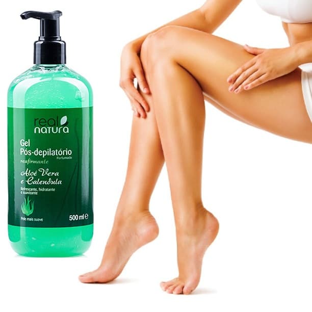 Real Natura Gel Pós Depilatório Aloe Vera + Calêndula 500ml
