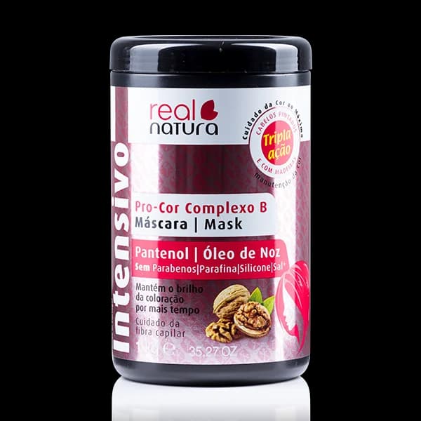 Real Natura Máscara Capilar Intensiva Pro Cor Complexo B 1kg