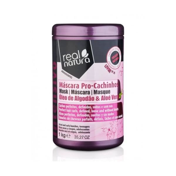 Real Natura Máscara Pro-Cachinhos 1kg
