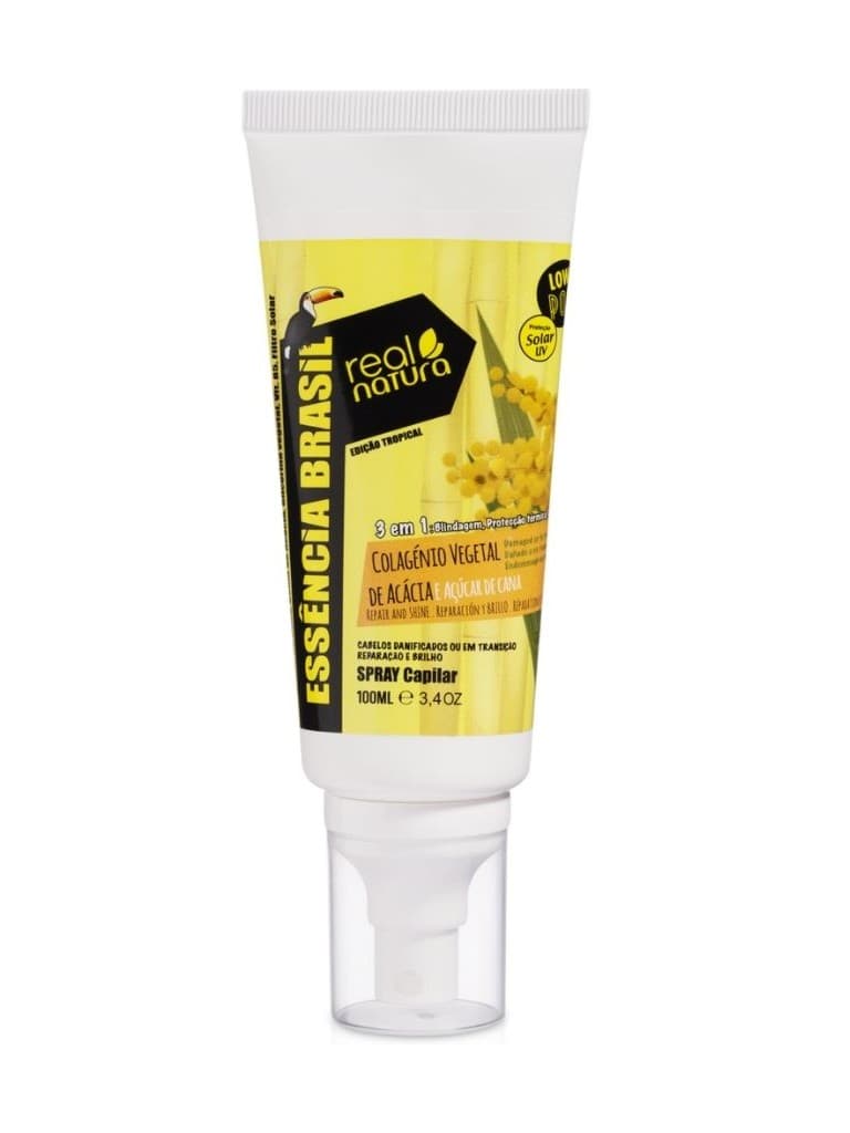 Real Natura Essencia Brasil Spray Capilar Colagenio Vegetal de Acacia 100Ml