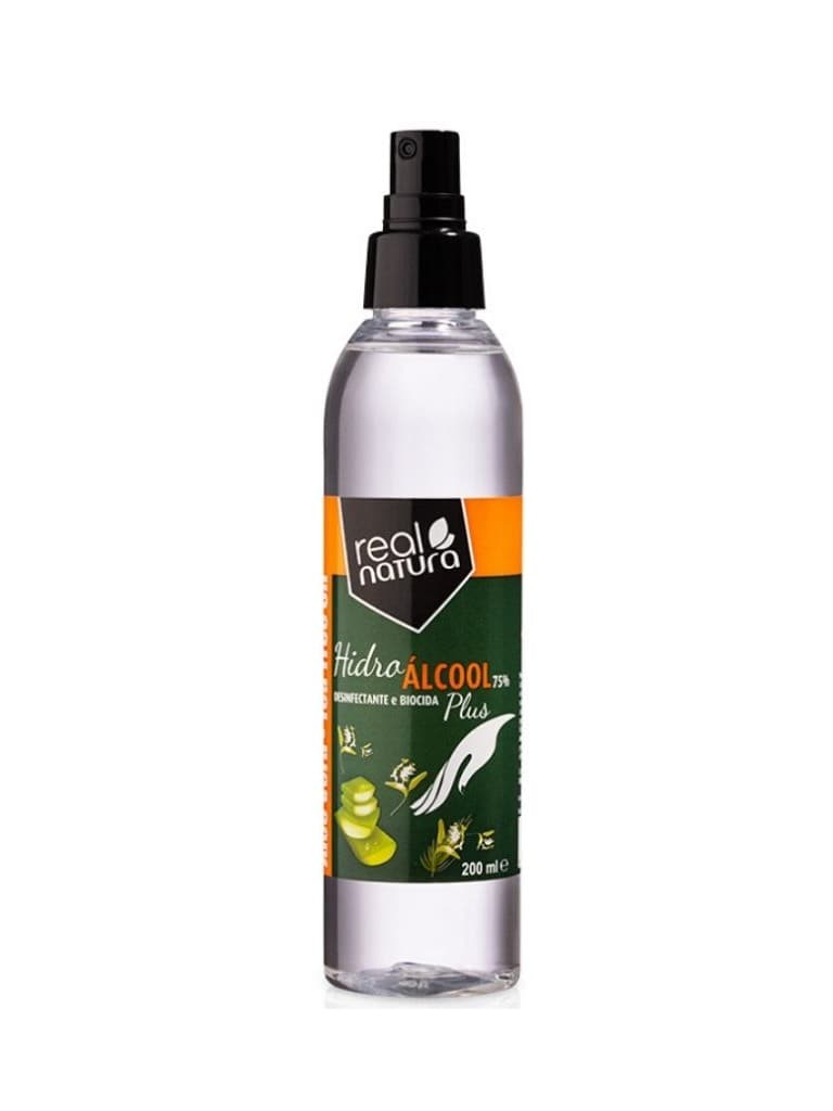 Real Natura Hidro Alcool 75- Spray 200Ml