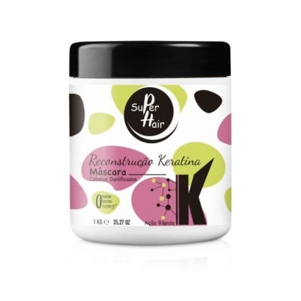 Real Natura Super Hair Máscara para Cabelos Danificados 1000ml