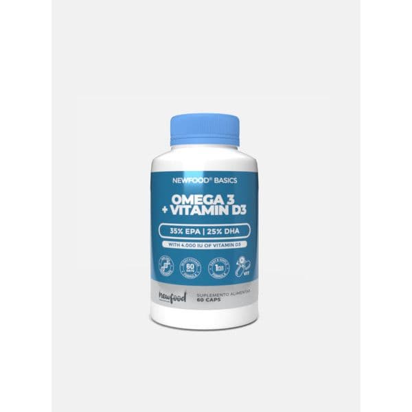 NewFood Innovation Labs Omega 3 + Vitamin D3 60 Cápsulas