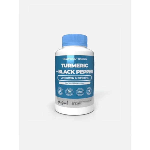 NewFood Innovation Labs Turmeric + Black Pepper 60 Cápsulas