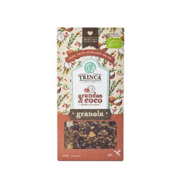 Trinca Granola com Arando e Coco sem Glúten 400g