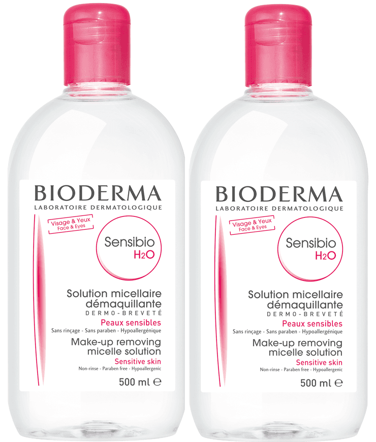 Bioderma Sensibio H2O Água Micelar PACK 2x500mL – Limpeza Suave