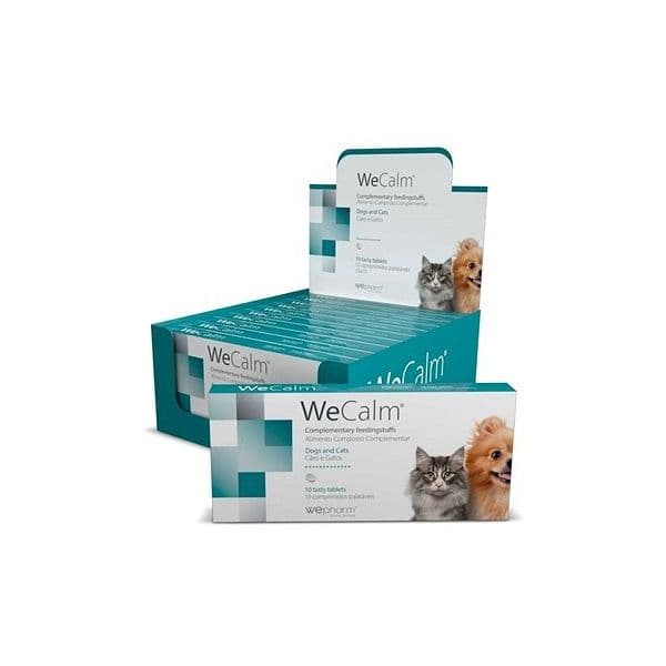 Wepharm WeCalm Alimento Complementar Cão & Gato 10x 10 Comprimidos