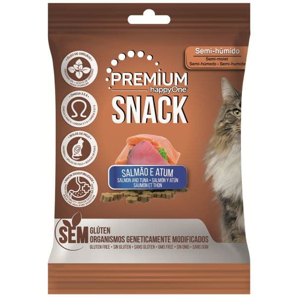 HappyOne Premium Snack Atum e Salmão 50g