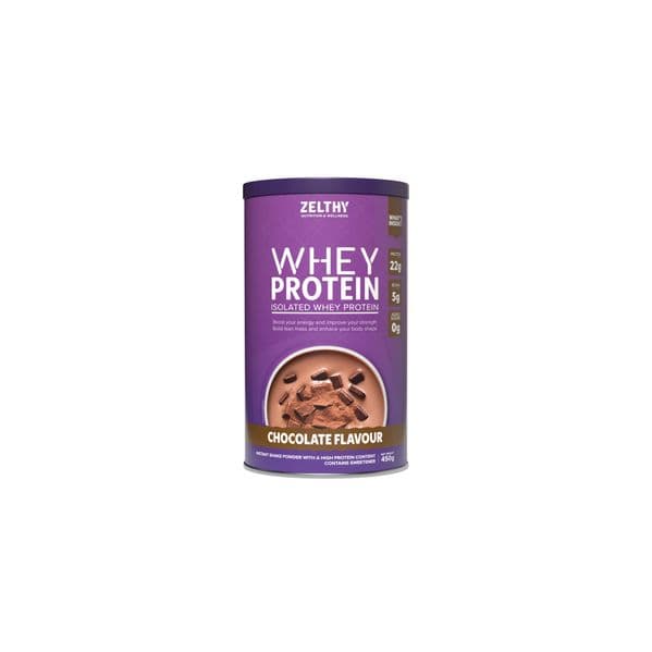 Zelthy Whey Protein Isolada Chocolate 450g