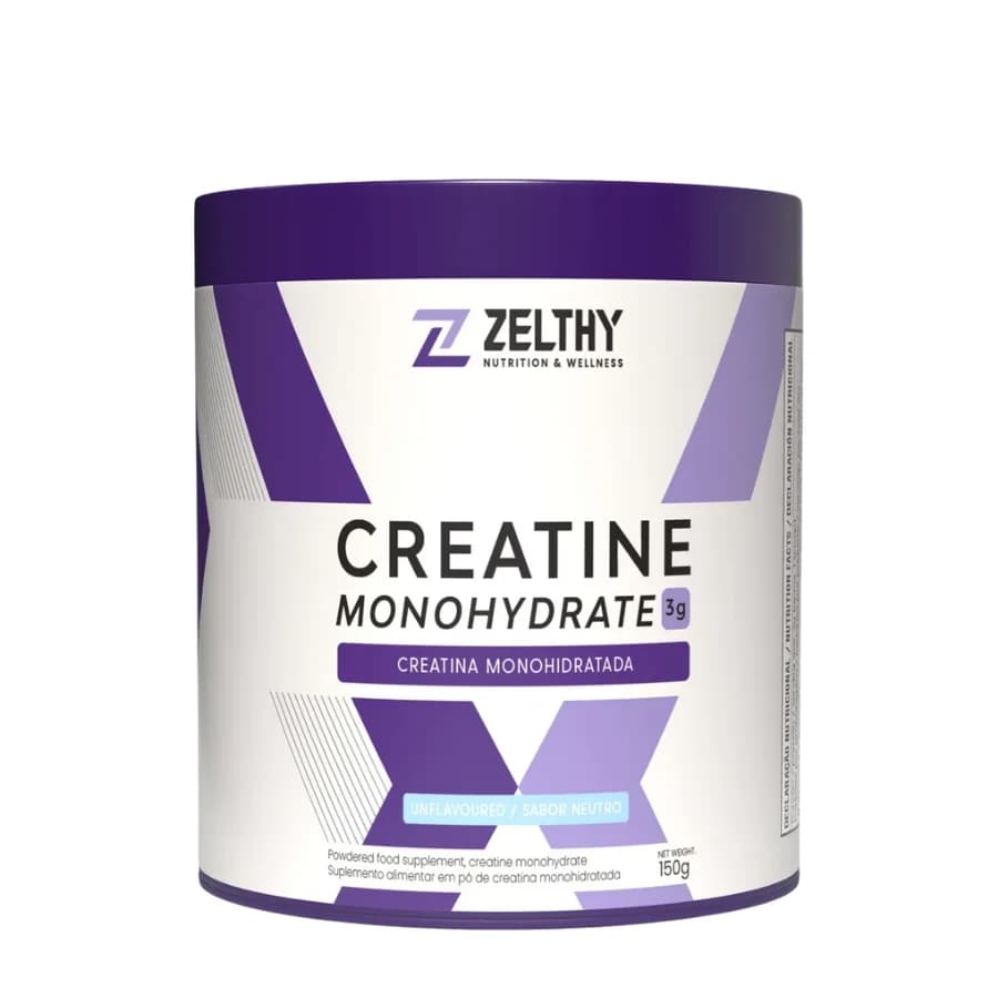Zelthy Creatina Monohidratada Sem Sabor 150g