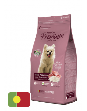 happyOne Premium - Ração Seca para Cão Raça Pequena - Carne Fresca