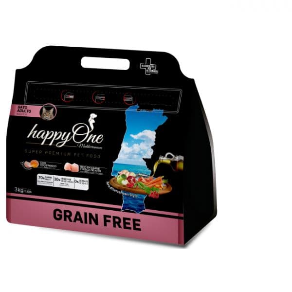 HappyOne Mediterraneum Grain Free Cat 7Kg
