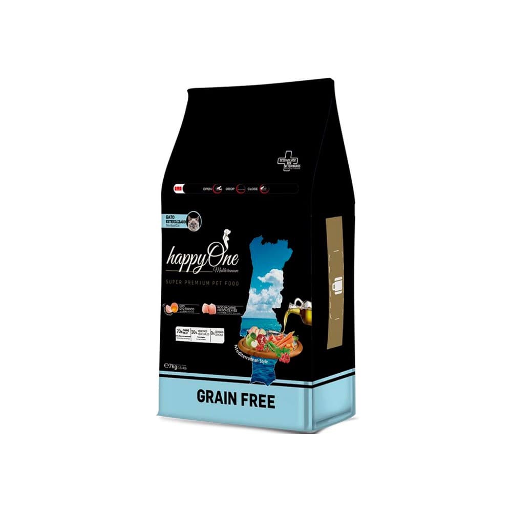 HappyOne Mediterraneum Sterilized Cat 1Kg