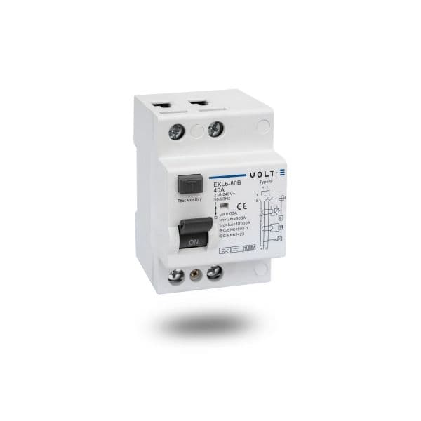 Volt-E Diferencial Residual Tipo B 2P 40A - RCD30mA40A2P