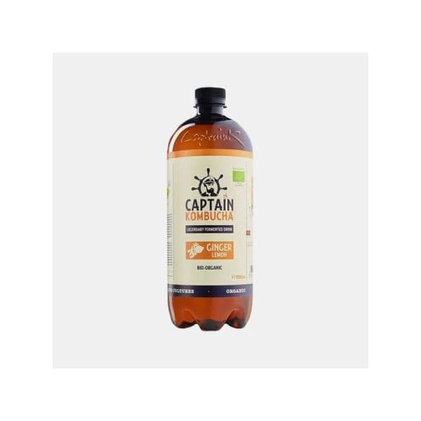 Captain Kombucha Bio Gengibre Limão 1000ml