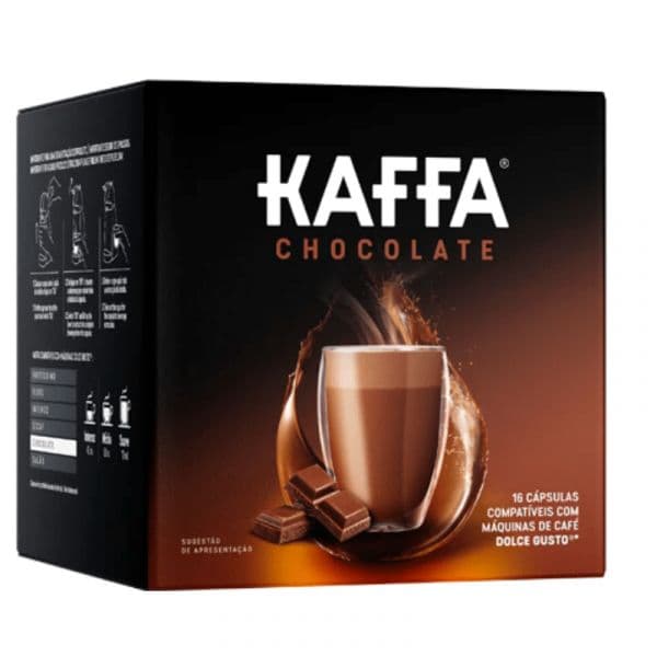 Kaffa Cápsulas Compatíveis Dolce Gusto® Chocolate 16 Unidades