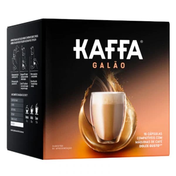 Kaffa Cápsulas Compatíveis Dolce Gusto® Galão 16 Unidades