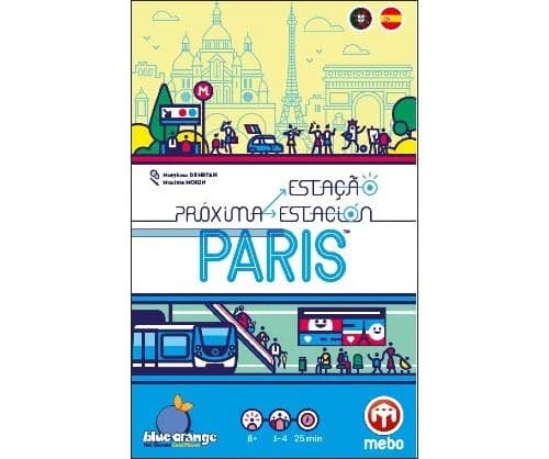 Jogo de Tabuleiro Próxima Estação: Paris - Blue Orange