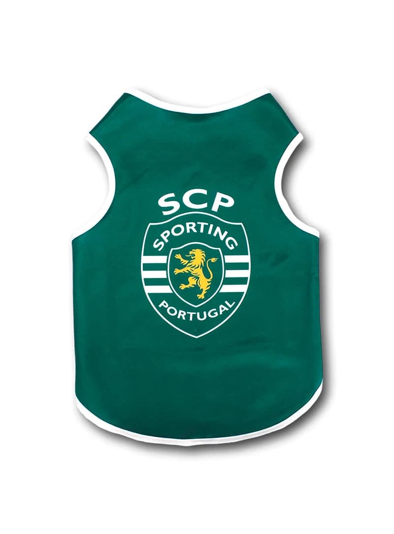 Animalzan Sweat oficial Sporting CP verde - Camisola polar para cães e gatos