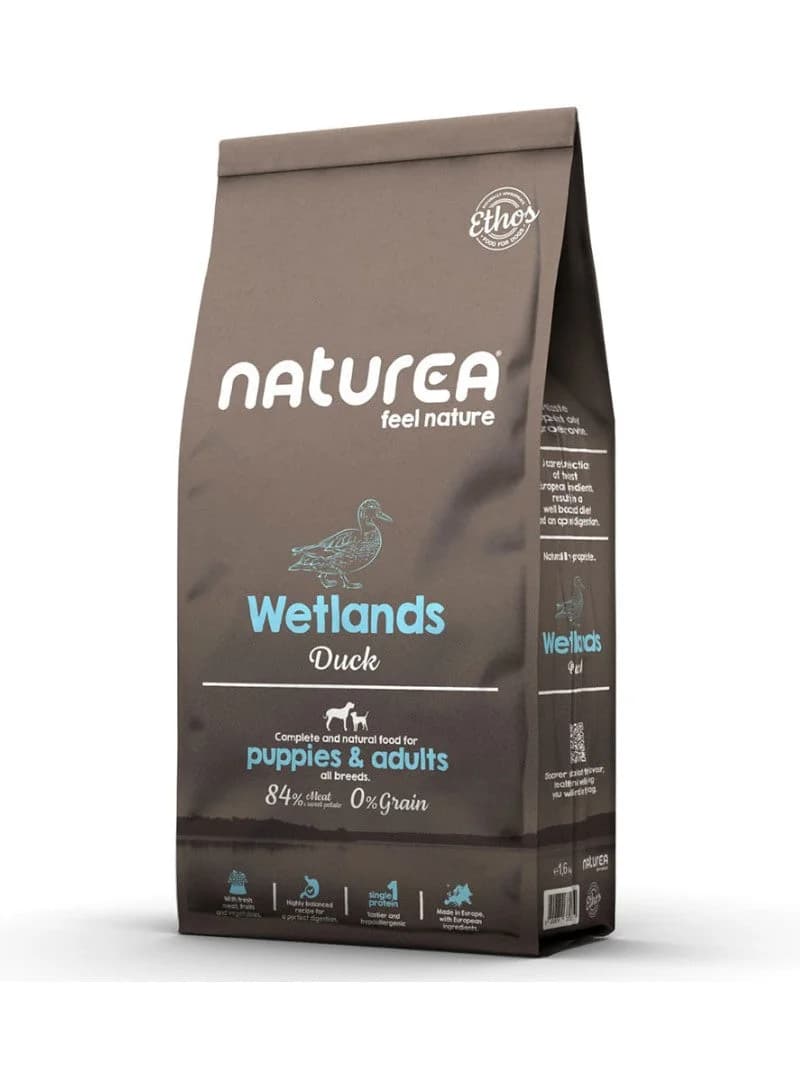 Naturea Ethos Wetlands Duck 1,6kg Cão (Cachorro & Adulto)