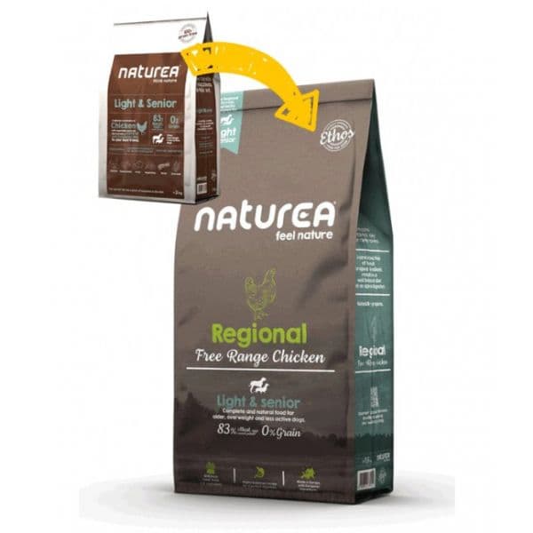 Naturea Ethos Regional Light & Sénior Free Range Chicken 10Kg