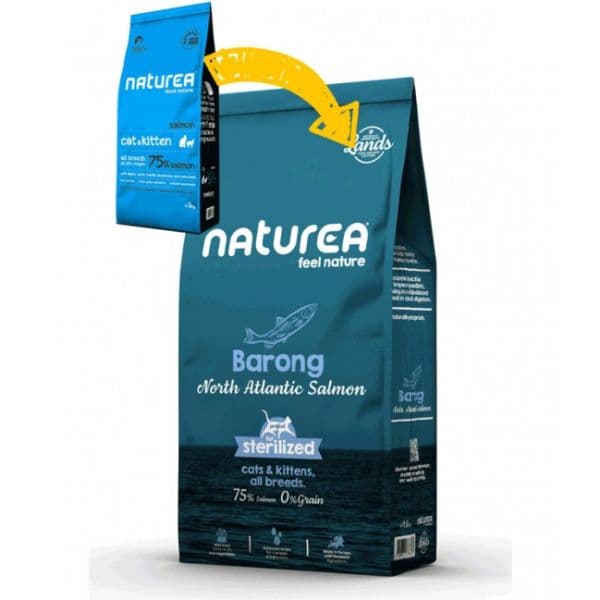 Naturea Lands Cat & Kitten Barong Salmão 5.5Kg