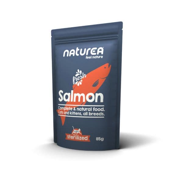 Ração Húmida Naturea Cat Salmão Esterilizado 85gr