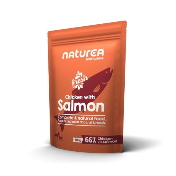 Ração Húmida Naturea Frango & Salmão 300g