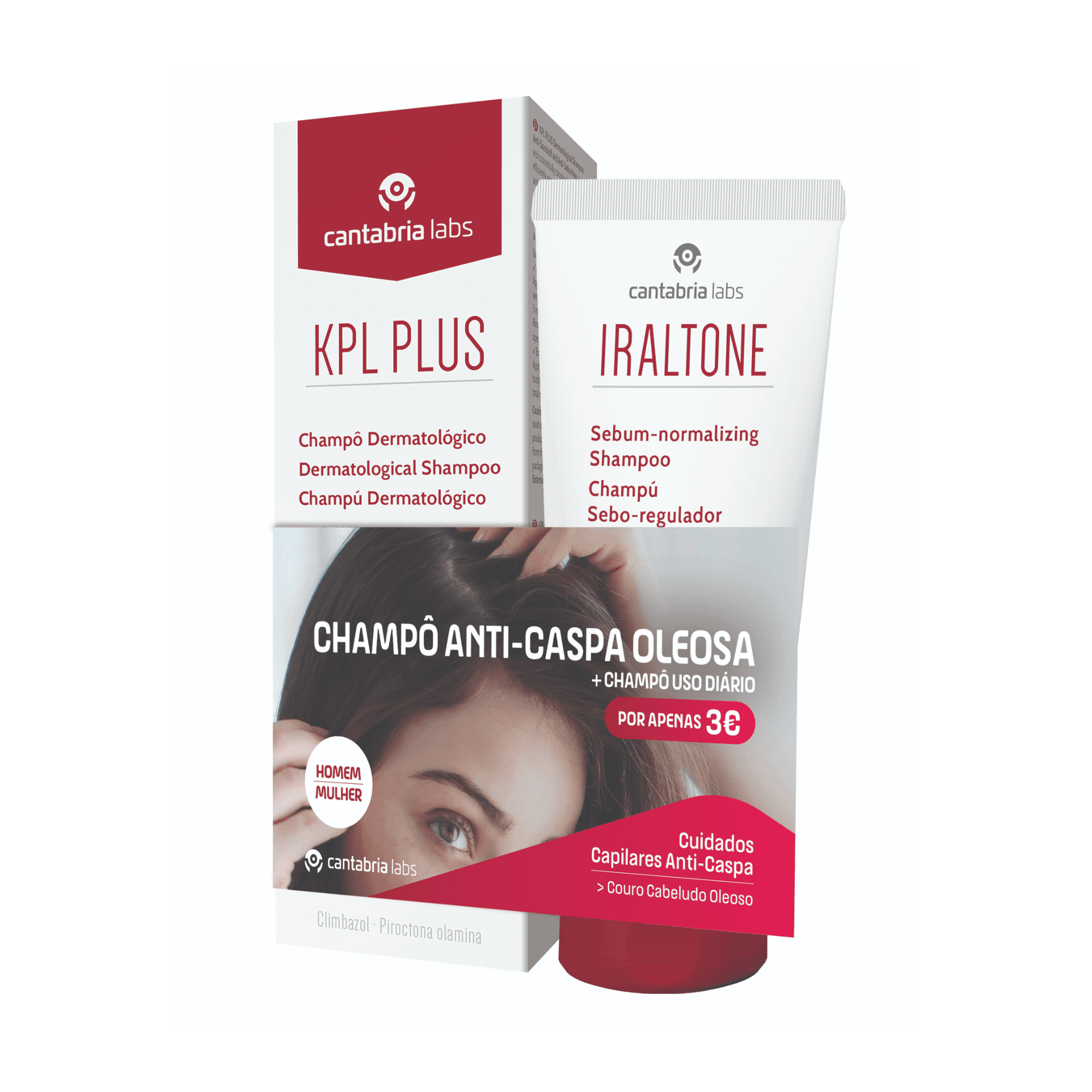 KPL PLUS + IRALTONE CHAMPÔ SEBOREGULADOR 200ML | WOWFARMA